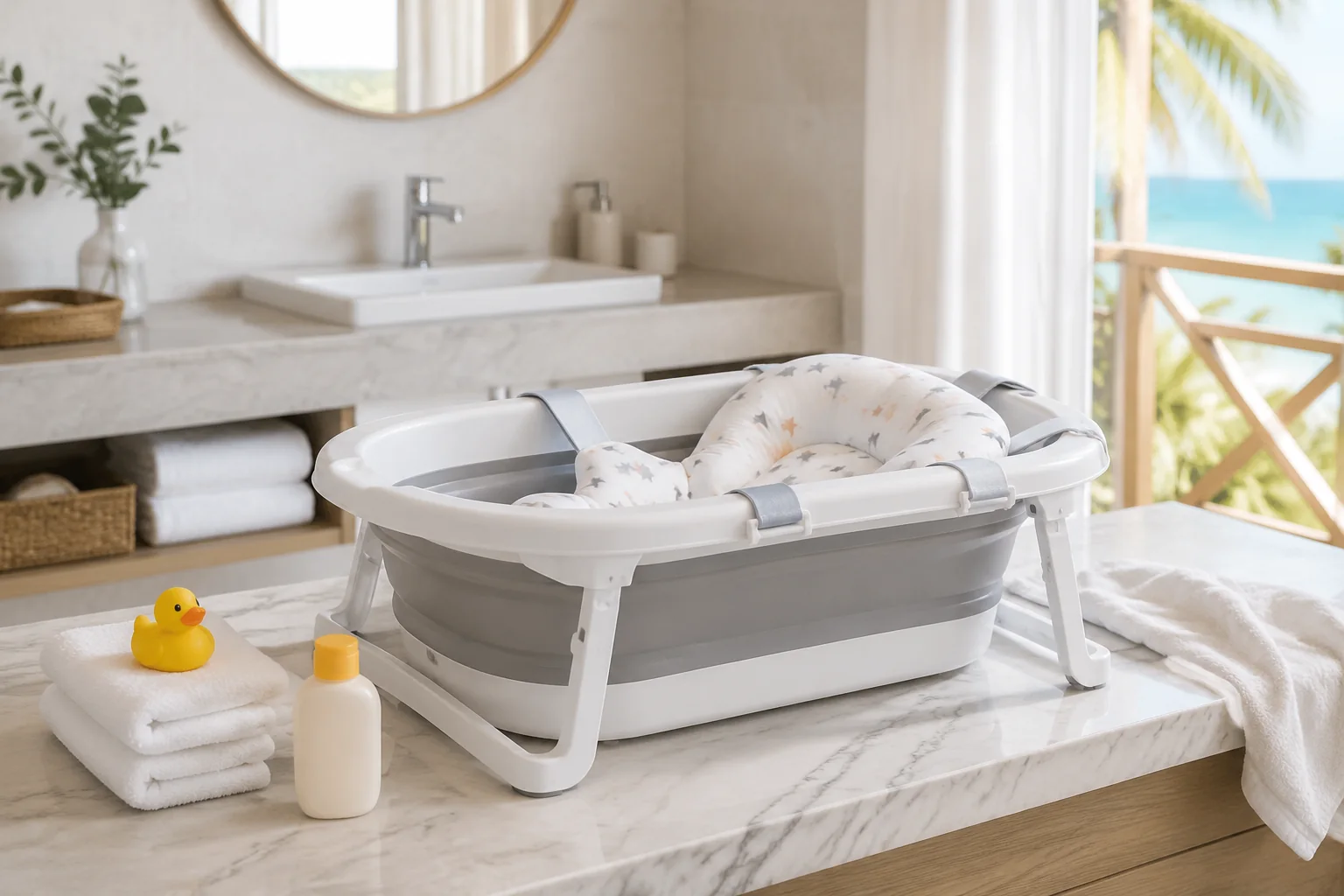 Nupaliq Portable Baby Bath Travel Tub - Image 3