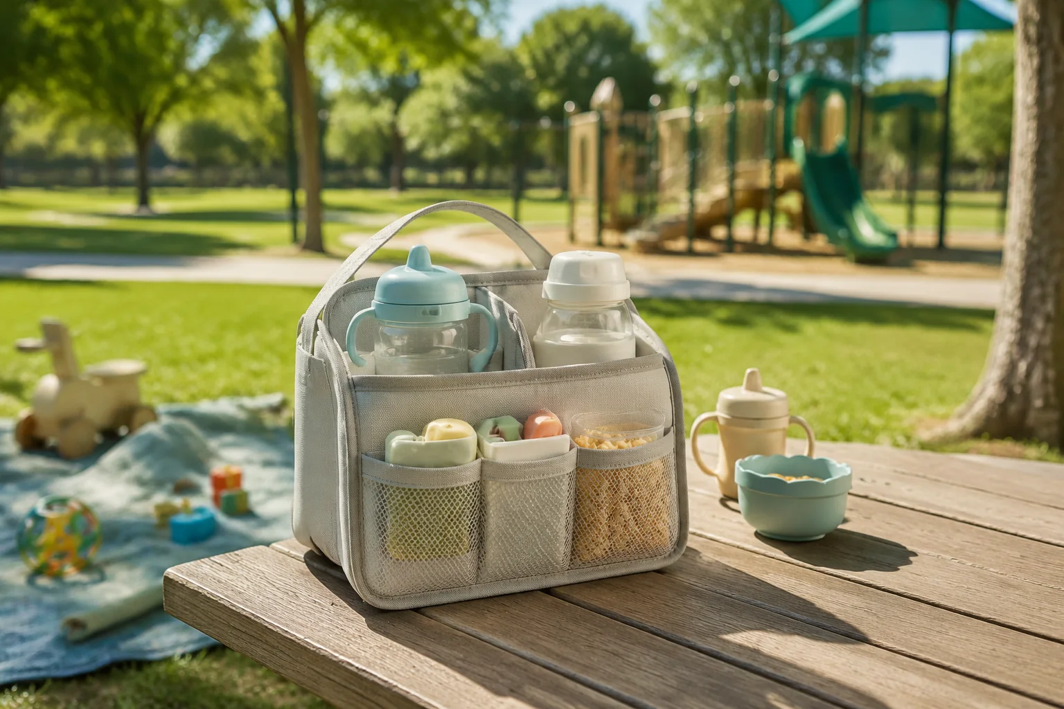 Nupaliq Baby Travel Snack and Bottle Caddy - Image 3