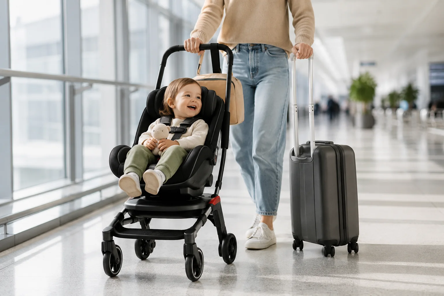 Nupaliq Baby Car Seat Travel Cart - Image 3