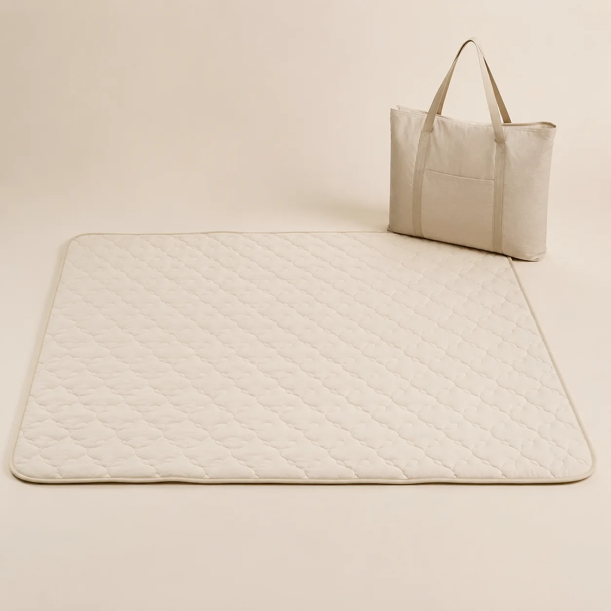 Nupaliq Baby Travel Play Mat with Carry Tote
