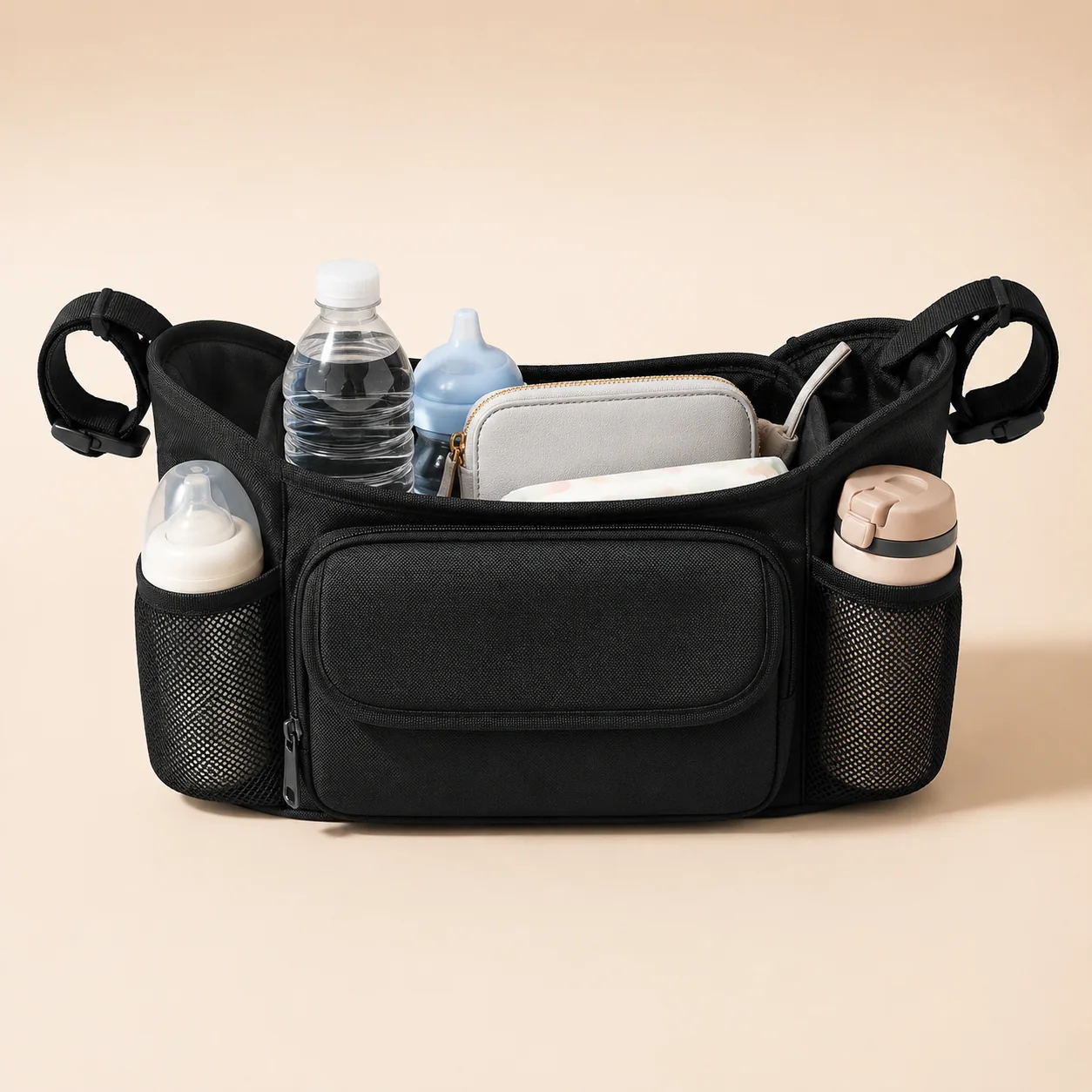 Nupaliq Stroller Organizer Console with Cooler Pocket