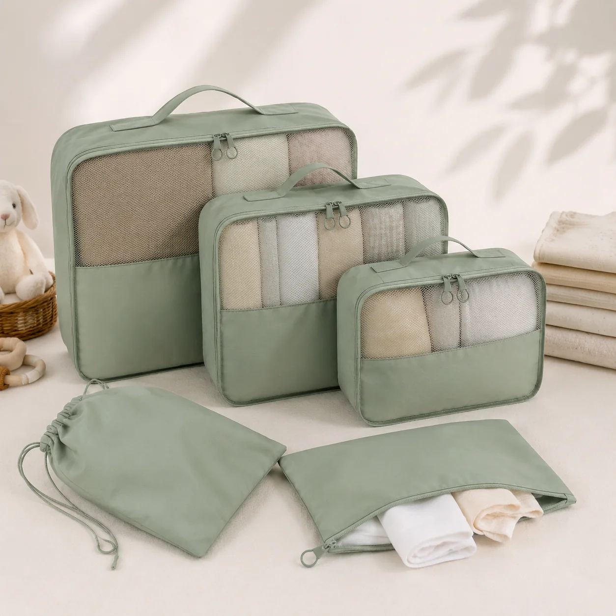 Nupaliq Baby Travel Packing Cube Set - Image 4